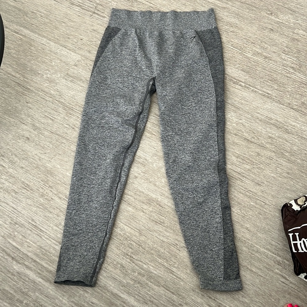 Grey Gym Shark Leggings